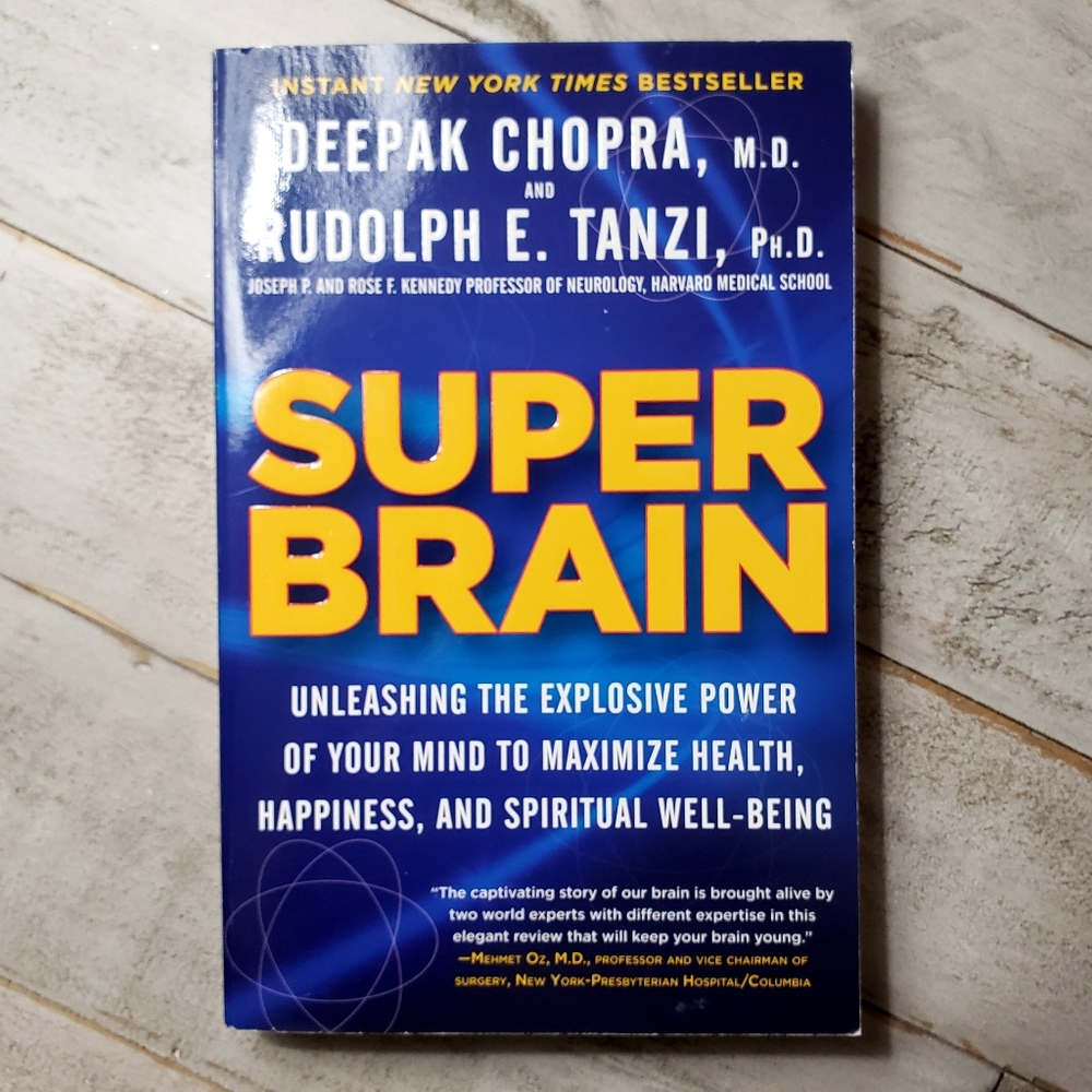 Deppak Chopra Super Brain self help health book paperback NY Times best seller